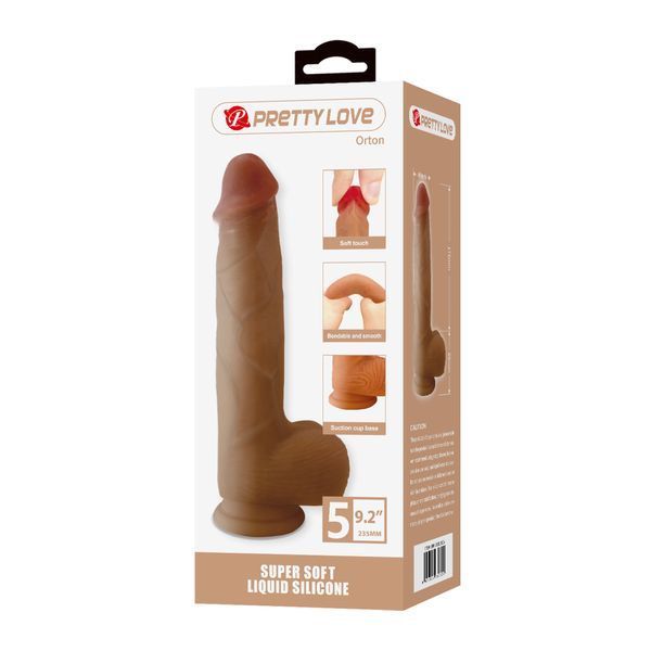 Фалоімітатор Pretty Love Orton 9.2 Super Soft Liquid Silicone Dildo BW-008141N фото