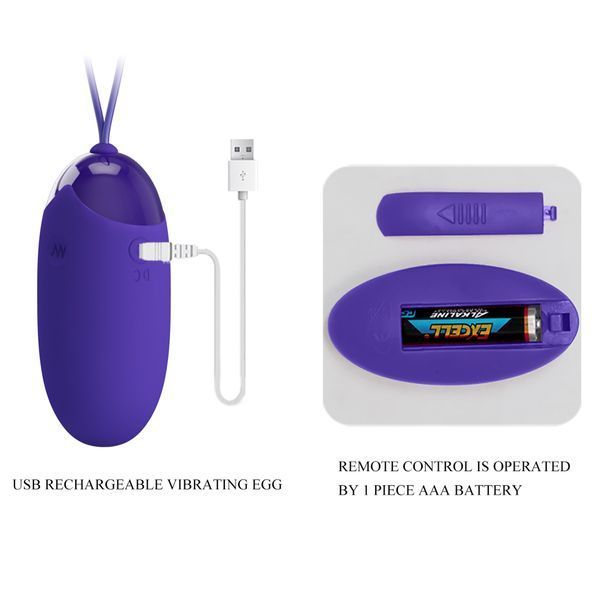 Віброяйце PRETTY LOVE BERGER EGG 12 function vibrations BI-014362WL фото