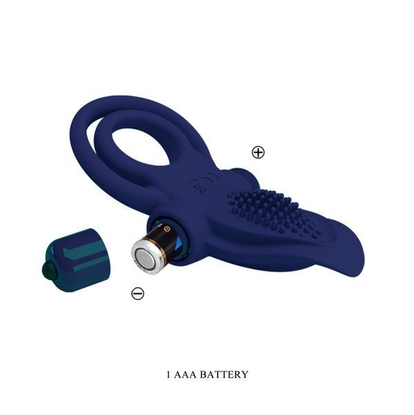 Ерекційне кільце вібрацією PRETTY LOVE Powerful ring, 10 vibration functions BI-210203-3 фото