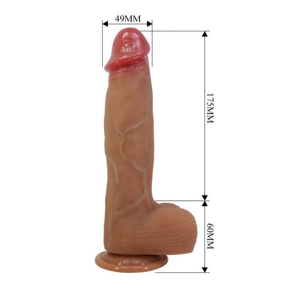 Фалоімітатор Pretty Love Orton 9.2 Super Soft Liquid Silicone Dildo BW-008141N фото