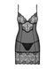 Сорочка Obsessive Alluria chemise & thong L/XL SX1123 фото 3