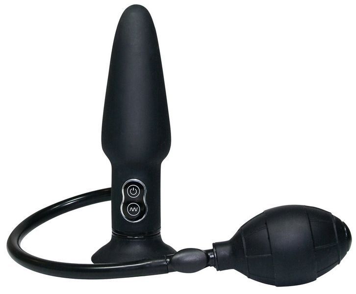 Анальний розширювач ORION You2Toys True Black, вібруючий, надувний, чорний 42-05746000000 фото
