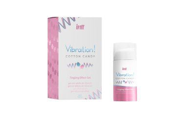 Жидкий вибратор INTT COSMETICS Vibration, с ароматом сахарной ваты, 15 мл 68-VIB0009 фото
