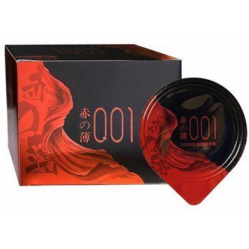 Ультратонкі презервативи з термоефектом Olo RedBlack, 10 шт 95-03718 фото