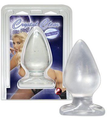 Анальная пробка ORION You2Toys Crystal Clear Big Plug, прозрачная, длина 12,2 см, диаметр 6 см 42-05134820000 фото
