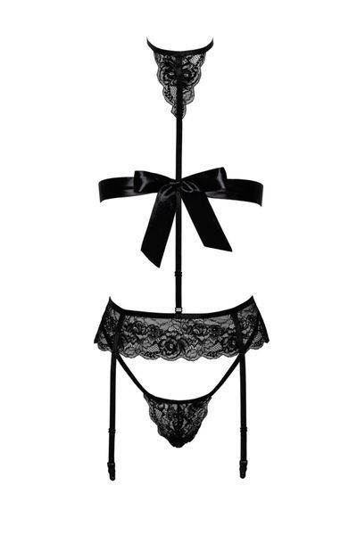 Комплект Kissable Bondage Kiss Set Black L/XL SX1961 фото