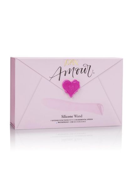 Вибратор JOPEN Amour Silicone Wand, розовый 30-12002-X-PINK фото
