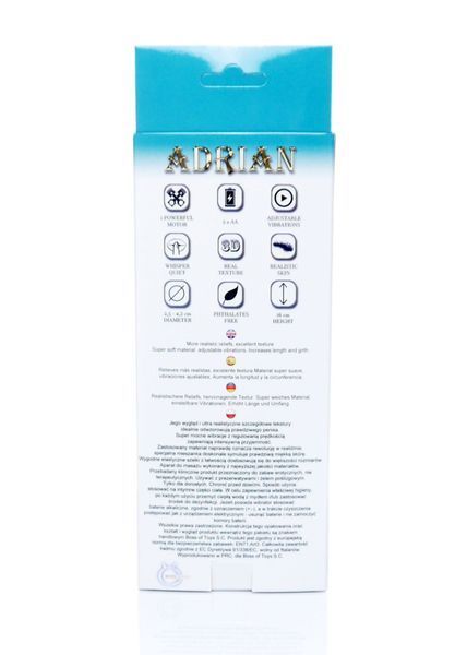 Страпон Hollow Strap-on-Hollow Strap-on Adrian vibrating 46-00009 фото
