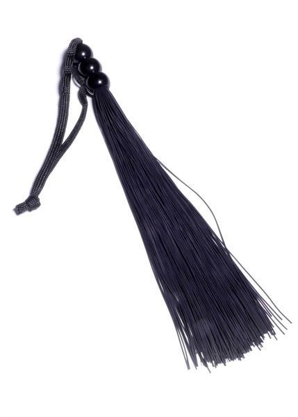 Батіг Silicone Whip Black 10 - Fetish Boss Series 61-00037 фото