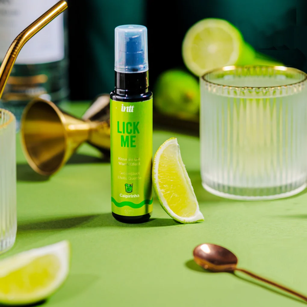 Оральний лубрикант із зігріваючим ефектом INTT COSMETICS Lick Me, смак кайпірінья 68-LCK0002 фото