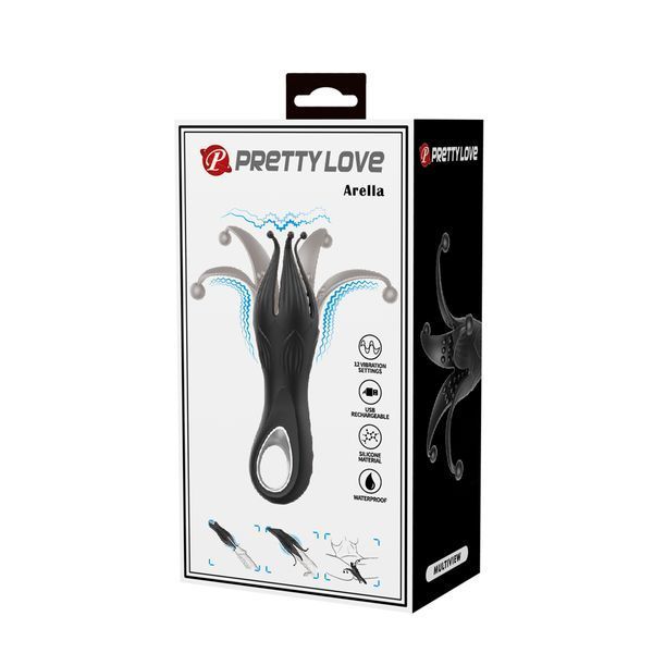 Мастурбатор PRETTY LOVE ARELLA, 12 vibration functions BI-300082 фото
