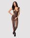 (SALE) Бодістокінг Obsessive Bodystocking F234 S/M/L, абстрактний малюнок, глибоке декольте SO7230 фото 3