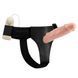 Страпон с вибрацией BAILE Jessica Strap On, реалистичный, телесный, 18,5 см BW-010025 фото 8