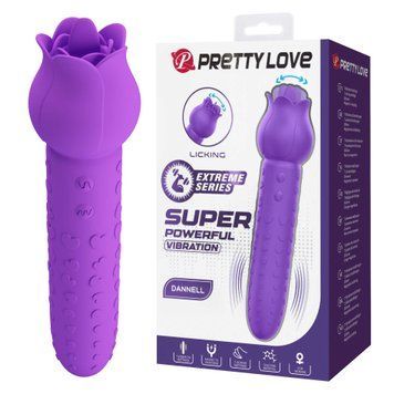 Вібратор-кролик PRETTY LOVE All Rounder Dual-Action, силікон, фіолетовий, подвійна стимуляція BW-055023 фото