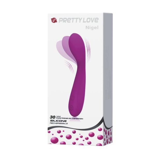 Вібратор PRETTY LOVE NIGEL, USB, 30 function BI-014422 фото Вібратор PRETTY LOVE NIGEL, USB, 30 function BI-014422 фото