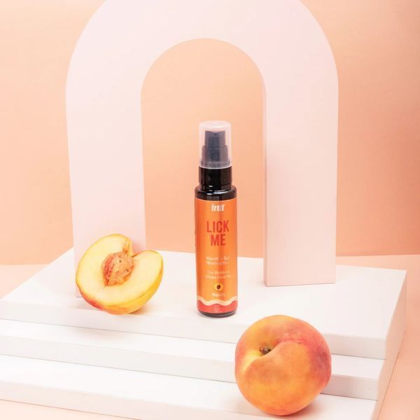 Оральний лубрикант із зігріваючим ефектом INTT COSMETICS Lick Me Kissable Gel, персик, 50 мл 68-LCK0003 фото