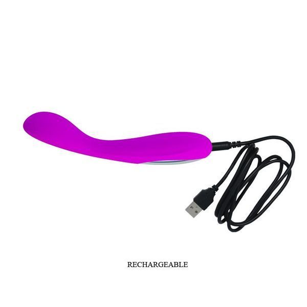 Вібратор PRETTY LOVE NIGEL, USB, 30 function BI-014422 фото Вібратор PRETTY LOVE NIGEL, USB, 30 function BI-014422 фото