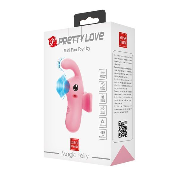 Вібростимулятор PRETTY LOVE MAGIC FAIRY, 10 vibration functions 10 tapping functions Memory function BI-300086 фото