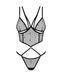 Комплект белья Anniverse Special Obsessive Top і Stringi, чёрный, S/M 49-0098 фото 5