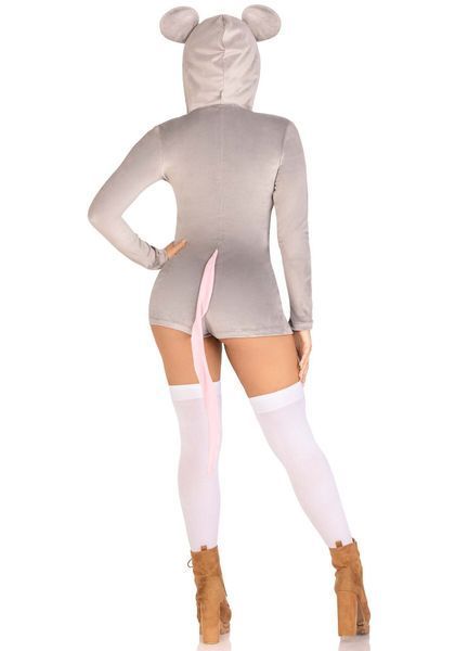 Комбінезон-костюм миші Leg Avenue Comfy Mouse XS, з капюшоном SO9220 фото