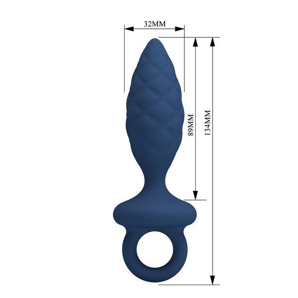 Анальна пробка MR. PLAY Butt Plug with Loop&ndash; Size M BI-040215-MR фото
