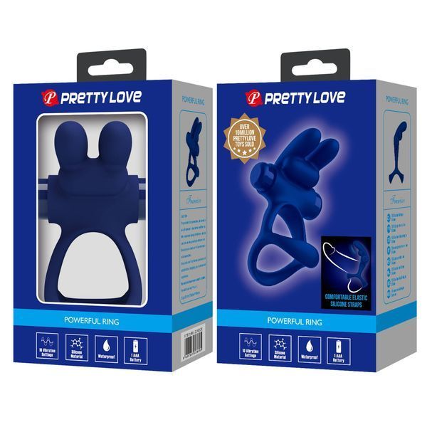 Віброкільце PRETTY LOVE Powerful ring, 10 vibration functions BI-210320 фото