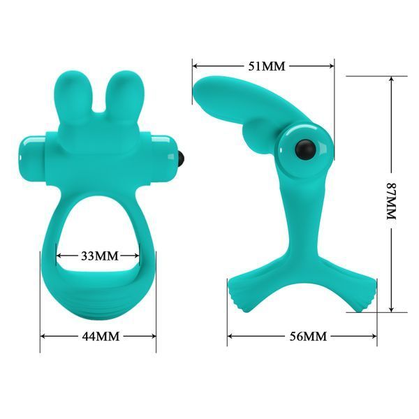 Віброкільце PRETTY LOVE Powerful ring, 10 vibration functions BI-210320 фото
