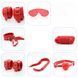 Набір БДСМ іграшок Fetish B-Series BDSM Kit 5.0, червоний 61-00057 фото 5