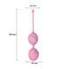 Вагинальные шарики EROSPACE Sweet Play Kegel Balls A11, розовые 39-70064 фото 3