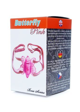 Вібростимулятор Stymulator-Butterfly Pink 67-00055 фото