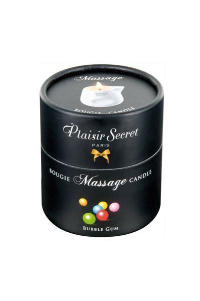 Масажна свічка Plaisir Secret Bougie Massage Candle, з ароматом жувальної гумки, 80 мл 90-826015 фото