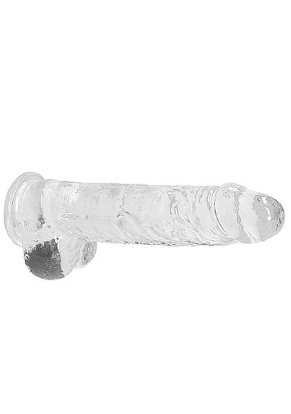 Фалоімітатор Realistic Dildo with Balls Transparent 9/23 см 36-REA093TRA фото