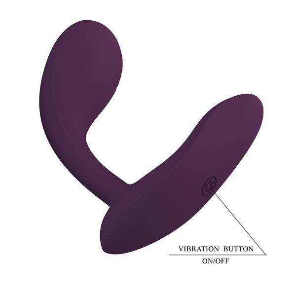 Вібратор PRETTY LOVE Baird Purple, 12 vibration functions Mobile APP Long-distance Control BI-014992HP-1 фото