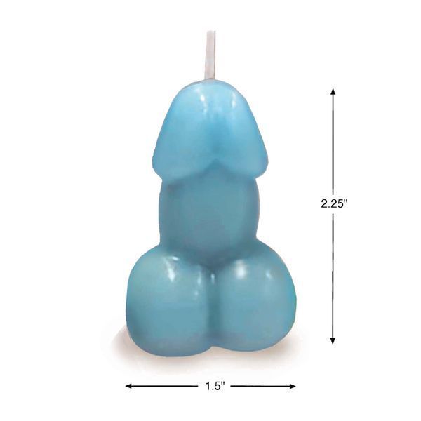 Свічка Eden&rsquo;s Candle - Vanilla Scented Penis - Blue 36-CP.1157 фото