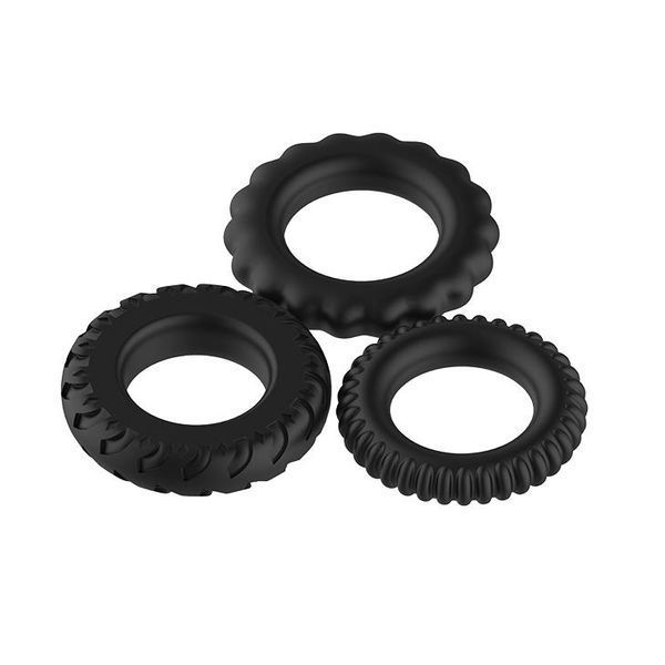 Ерекційні кільця BAILE TITAN THREE RINGS BI-210148 фото