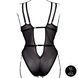 Эротическое боди SHOTS Bodysuit with Adjustable Sliders, с открытыми чашечками, чёрное, plus size 36-AMR006BLKOSX фото 6