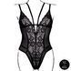 Эротическое боди SHOTS Bodysuit with Adjustable Sliders, с открытыми чашечками, чёрное, plus size 36-AMR006BLKOSX фото 3