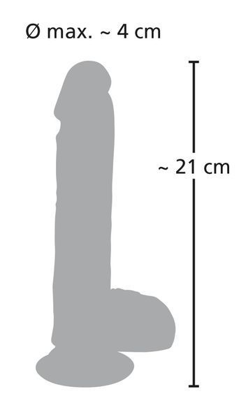 Вібратор на присосці ORION Medical Silicone Pulsating Vibrator, з пульсацією, тілесний 42-05968840000 фото