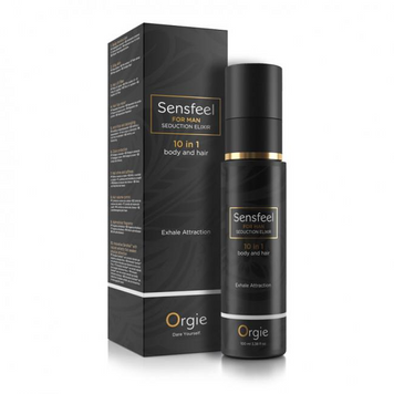 Бальзам для волосся та тіла з феромонами INTT COSMETICS Orgie Sensfeel Seduction Elixir 10 in 1, для чоловіків, 100 мл 69-51829 фото