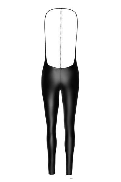 (SALE) Комбінезон Noir Handmade F306 Mirage catsuit with jewelry rhinestone chain adorning the back - M SX0274 фото