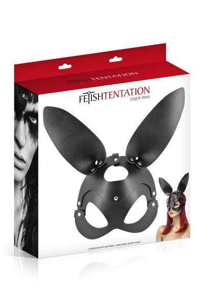 Маска від FETISH ADJUSTABLE BUNNY MASK 90-570406 фото