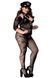 Еротичний комбінезон сітка BLACK POLICE OUTFIT XL/XXL (Size: XL/XXL) 90-746790001013 фото 5