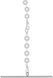 (SALE) Комбінезон Noir Handmade F306 Mirage catsuit with jewelry rhinestone chain adorning the back - M SX0274 фото 7