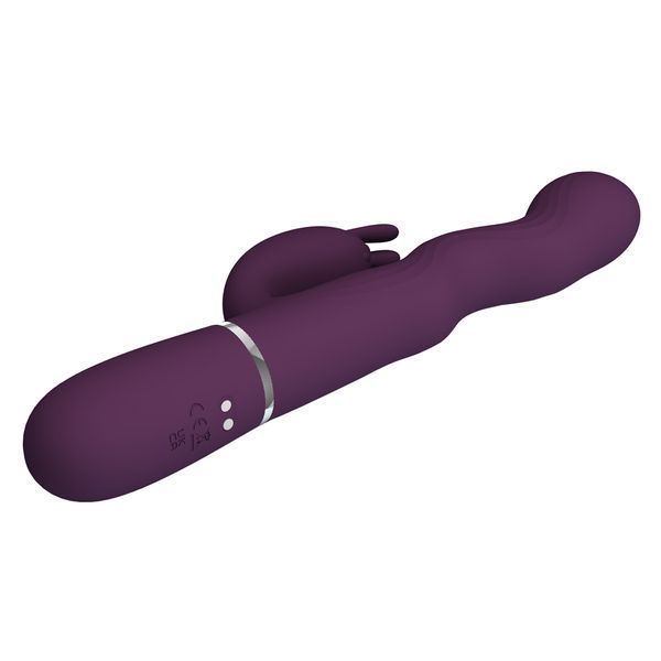 Вібратор PRETTY LOVE Laursen Dark Purple Waving & Vibrating Rabbit BW-500089-1 фото