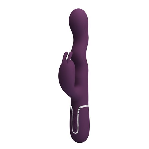 Вібратор PRETTY LOVE Laursen Dark Purple Waving & Vibrating Rabbit BW-500089-1 фото