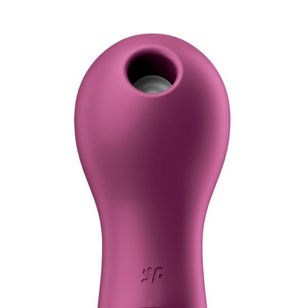 Вакуумний стимулятор клітора SATISFYER Lucky Libra, з вібрацією, силікон 73-4018355 фото