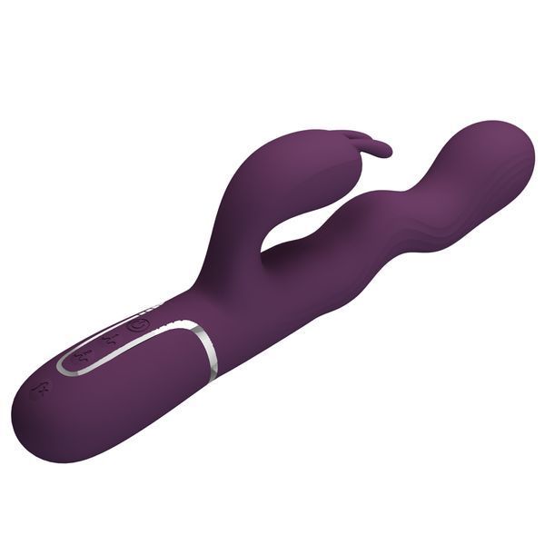 Вібратор PRETTY LOVE Laursen Dark Purple Waving & Vibrating Rabbit BW-500089-1 фото