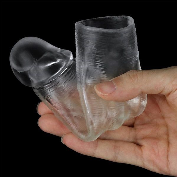 Насадка на член Flawless Clear Penis Sleeve Add 1'' 66-LV314013 фото
