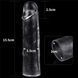Насадка на член Flawless Clear Penis Sleeve Add 1'' 66-LV314013 фото 7