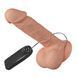 Реалістичний вібратор PRETTY LOVE Bahamut, з присоскою та провідним пультом керування, тілесний BW-008105ZR фото 7